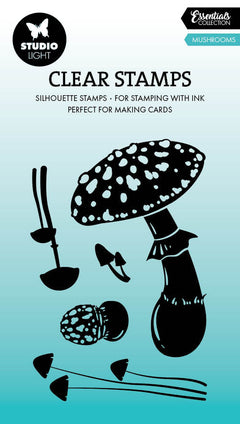 SL Clear Stamp Mushrooms Essentials 5 PC-1