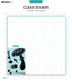SL Clear Stamp Mushrooms Essentials 5 PC-2