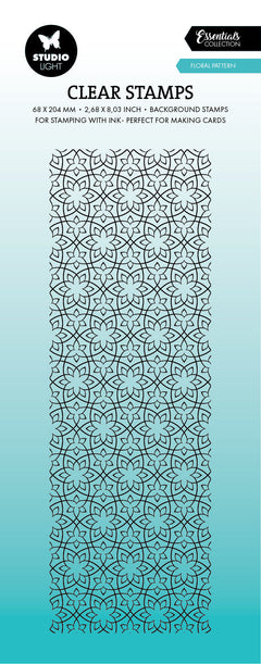 SL Clear Stamp Floral Pattern Essentials 1 PC-1