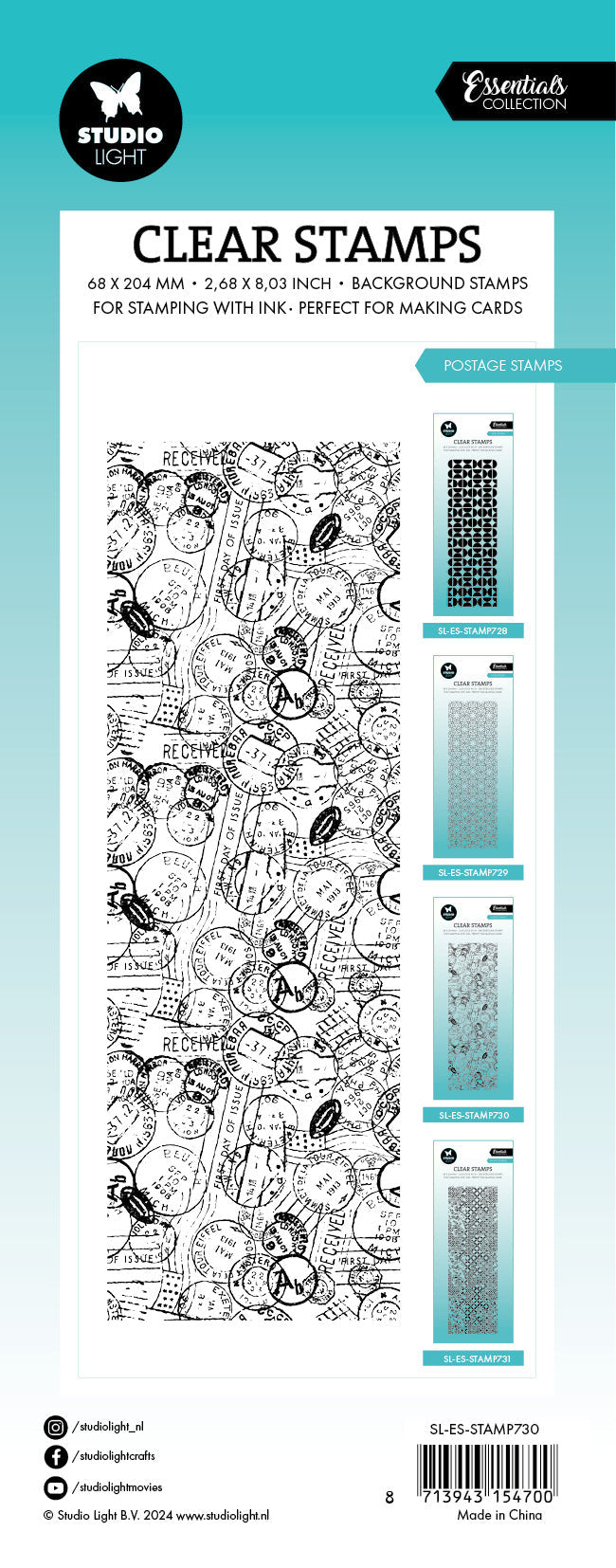 SL Clear Stamp Postage Stamps Essentials 1 PC-2