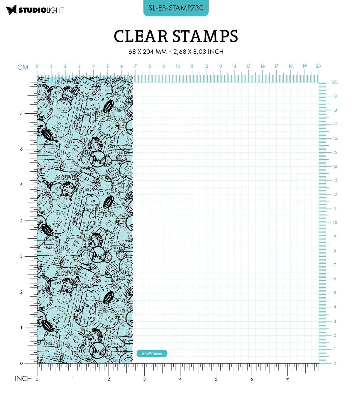 SL Clear Stamp Postage Stamps Essentials 1 PC-3