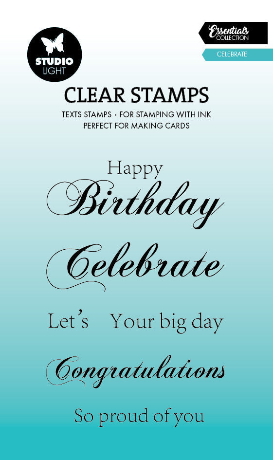 SL Clear Stamp Celebrate Essentials 6 PC-1