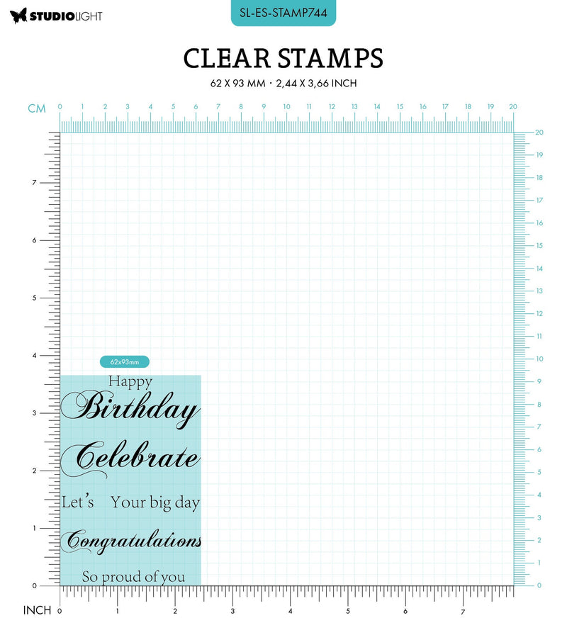 SL Clear Stamp Celebrate Essentials 6 PC-3