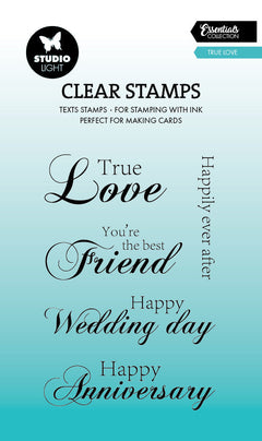 SL Clear Stamp True Love Essentials 5 PC-1