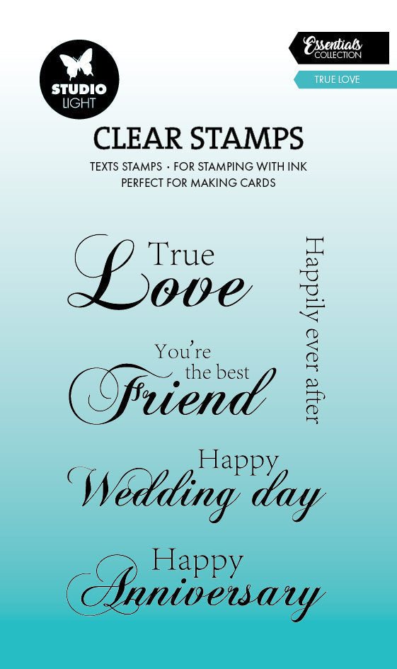 SL Clear Stamp True Love Essentials 5 PC-1