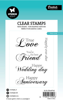 SL Clear Stamp True Love Essentials 5 PC-2