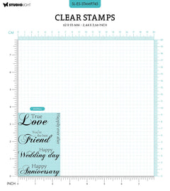 SL Clear Stamp True Love Essentials 5 PC-3
