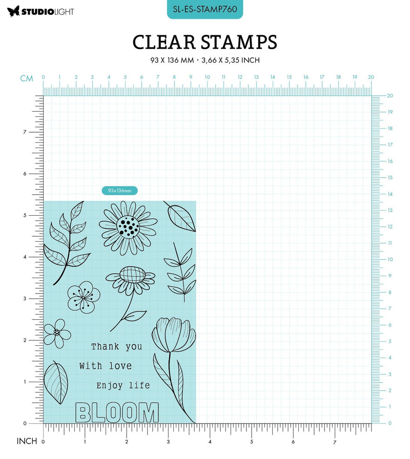 SL Clear Stamps Bouquet Pop-Up Essentials 13 PC-2