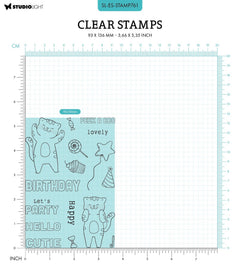 SL Clear Stamps Peek A Boo Slider Essentials 16 PC-2