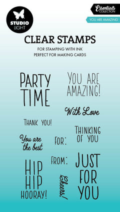 SL Clear Stamp You Are Amazing Essentials 11 PC-1