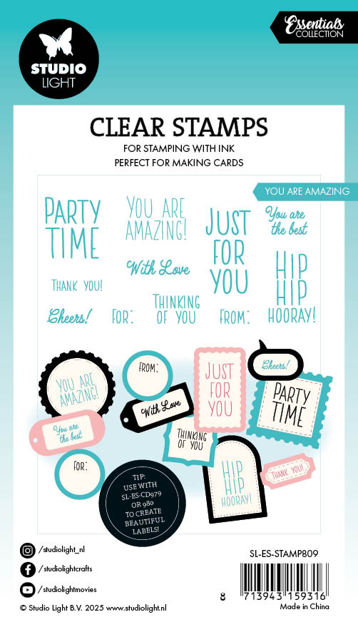 SL Clear Stamp You Are Amazing Essentials 11 PC-2