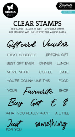 SL Clear Stamp Gift Card Essentials 23 Pieces-1