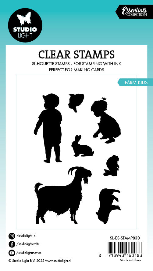 SL Clear Stamp Farm Kids Essentials 7 Pieces-2