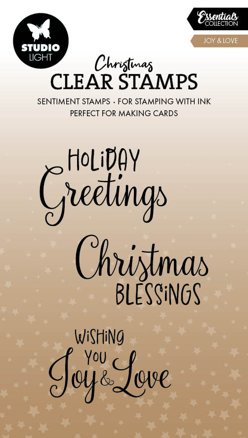 SL Clear Stamp Joy & Love Essentials 3 Pieces-1