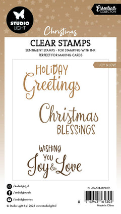 SL Clear Stamp Joy & Love Essentials 3 Pieces-2
