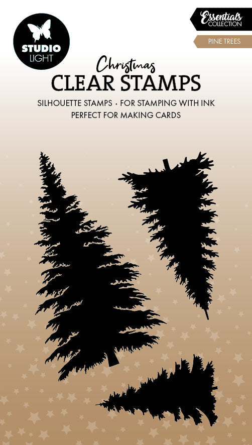 SL Clear Stamp Pine Trees Essentials 1 Piece-1