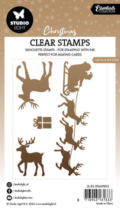 SL Clear Stamp Santa & Reindeer Essentials 1 Piece-2