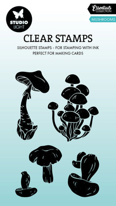 SL Clear Stamp Mushrooms Essentials 5 Pieces-1