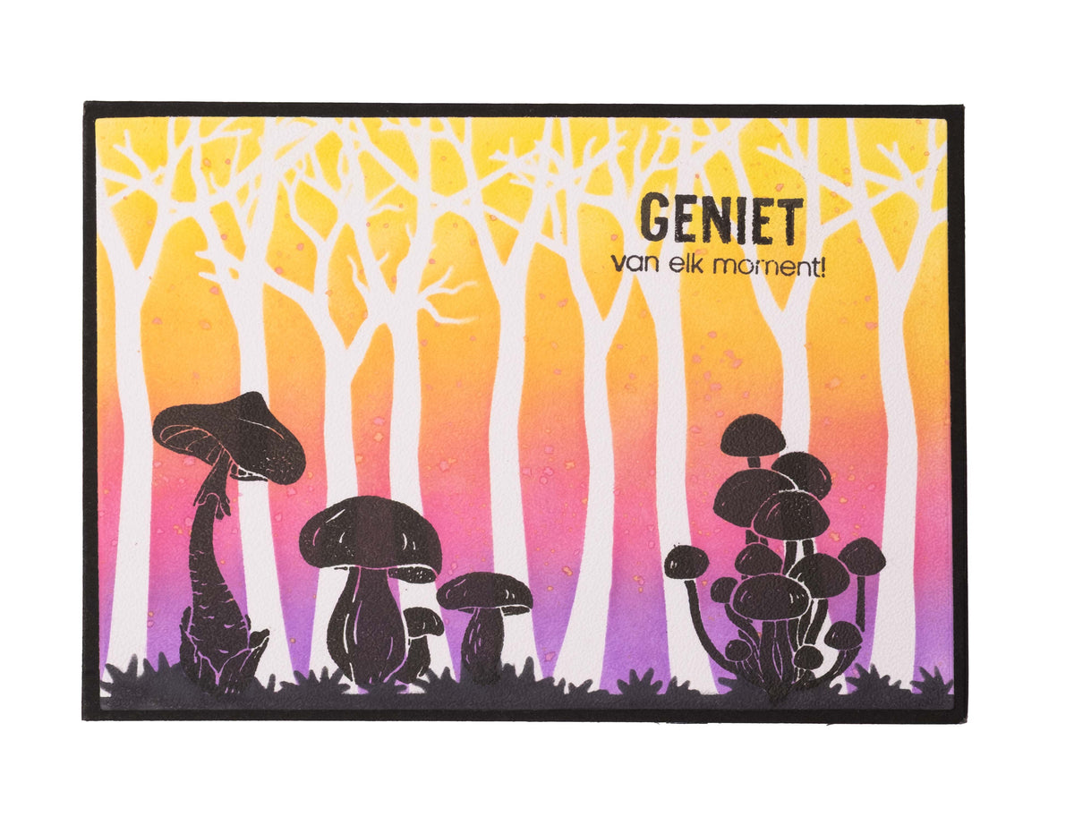 SL Clear Stamp Mushrooms Essentials 5 Pieces-3