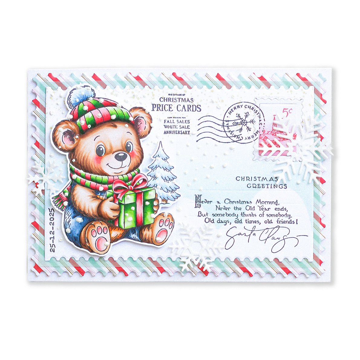 SL Clear Stamp Winter Bear Essentials 74x105x1mm 1 Pieces-5