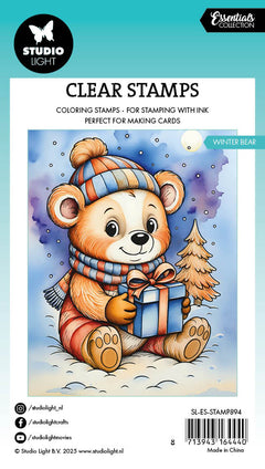 SL Clear Stamp Winter Bear Essentials 74x105x1mm 1 Pieces-1