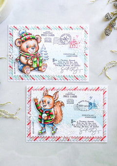 SL Clear Stamp Winter Bear Essentials 74x105x1mm 1 Pieces-3
