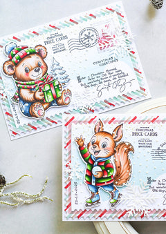 SL Clear Stamp Winter Bear Essentials 74x105x1mm 1 Pieces-4