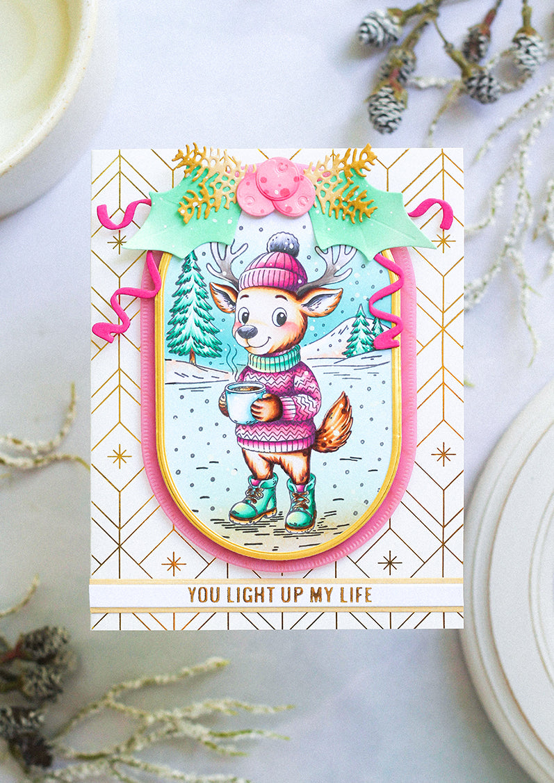 SL Clear Stamp Cozy Deer Essentials 74x105x1mm 1 Pieces-4