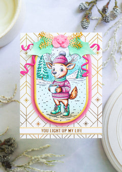 SL Clear Stamp Cozy Deer Essentials 74x105x1mm 1 Pieces-4