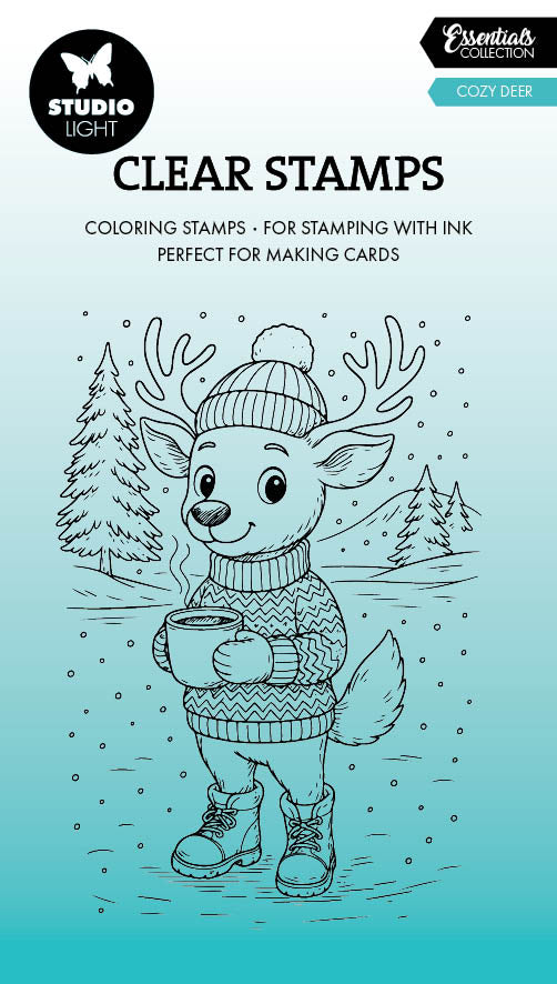 SL Clear Stamp Cozy Deer Essentials 74x105x1mm 1 Pieces-2