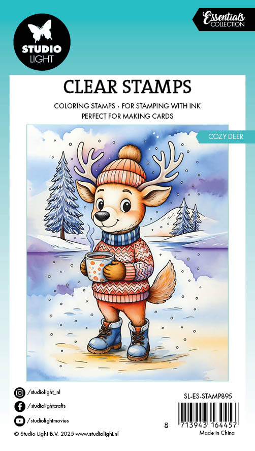 SL Clear Stamp Cozy Deer Essentials 74x105x1mm 1 Pieces-1
