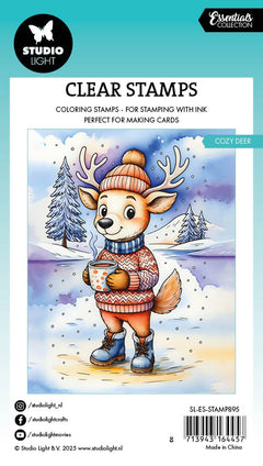 SL Clear Stamp Cozy Deer Essentials 74x105x1mm 1 Pieces-1