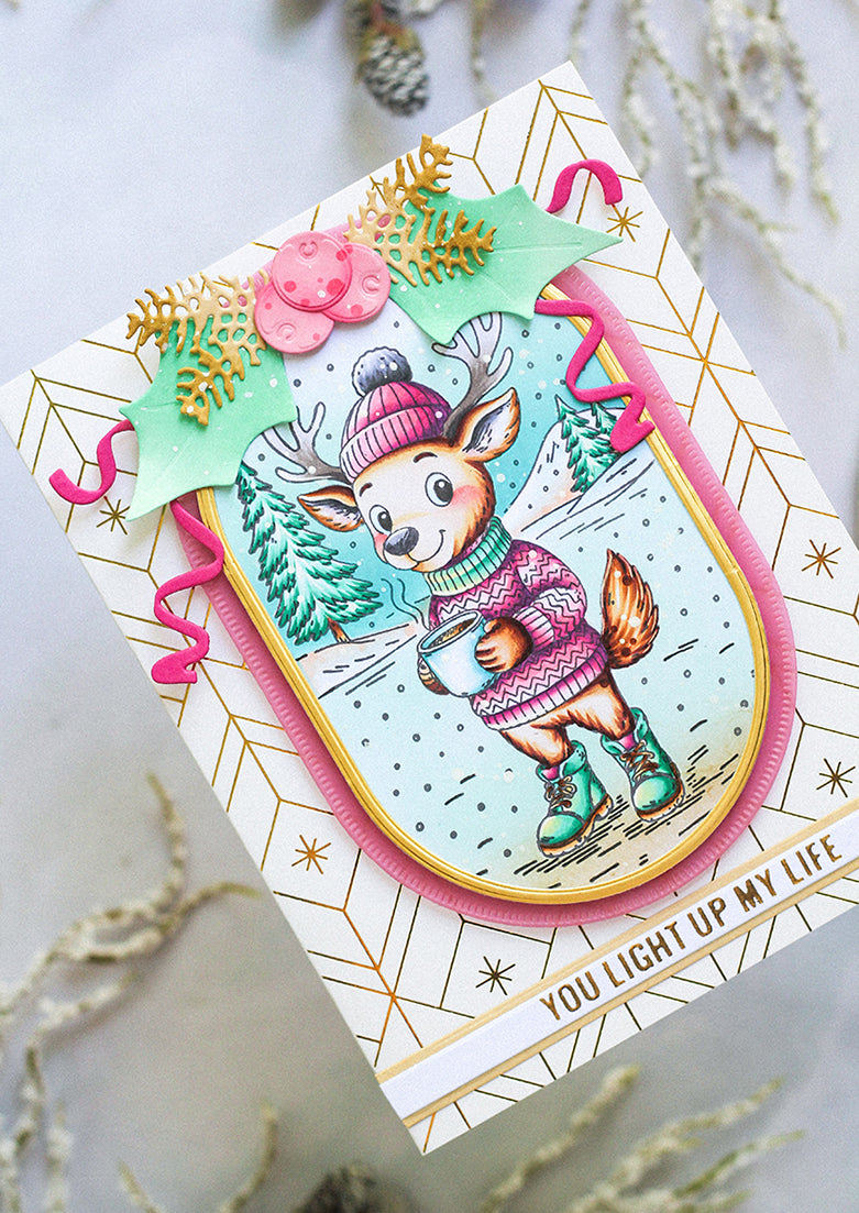 SL Clear Stamp Cozy Deer Essentials 74x105x1mm 1 Pieces-3