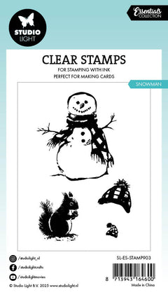SL Clear Stamp Snowman Essentials 56x88x3mm 4 Pieces-2