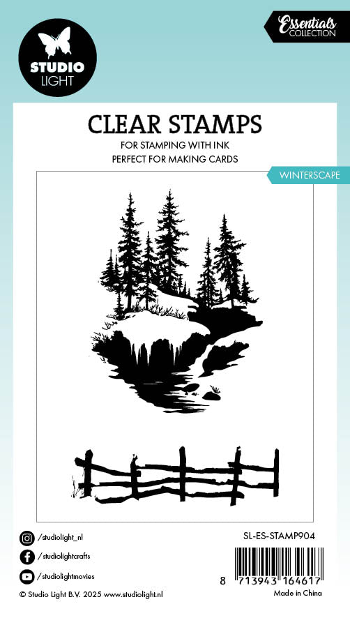 SL Clear Stamp Winterscape Essentials 57x86x3mm 2 Pieces-2