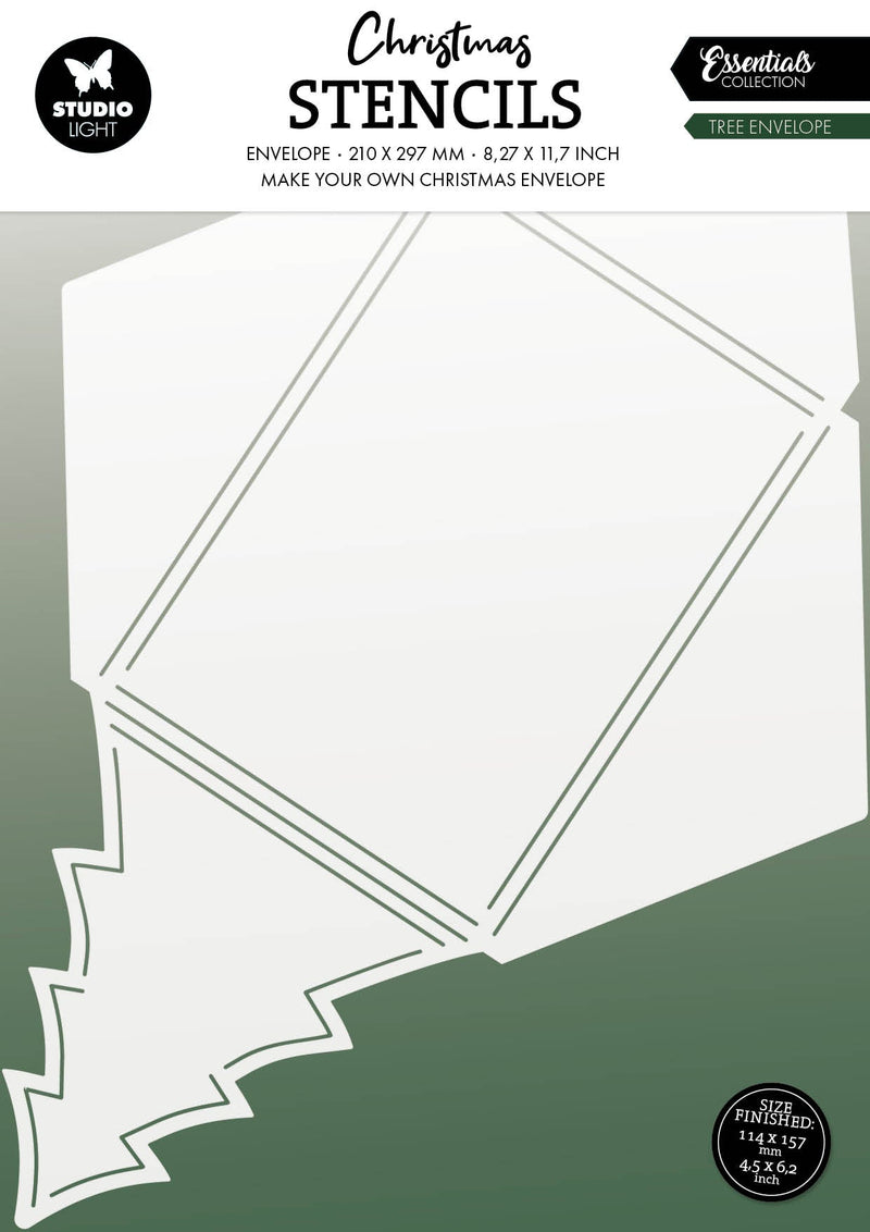 SL Stencil Tree Envelope Essentials 1 PC-1