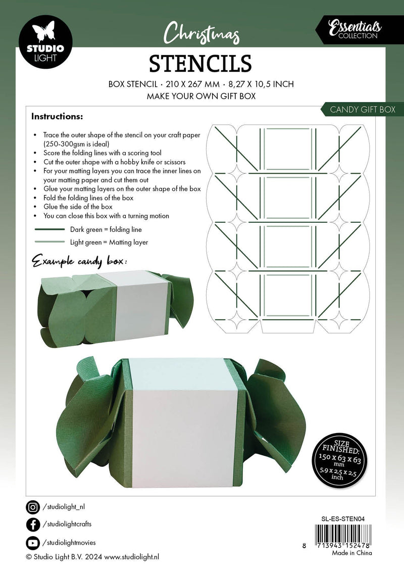 SL Stencil Candy Giftbox Essentials 1 PC-2