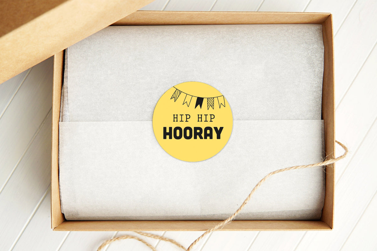 SL Stickers Hip Hip Hooray Essentials ø30mm 100 PC-4
