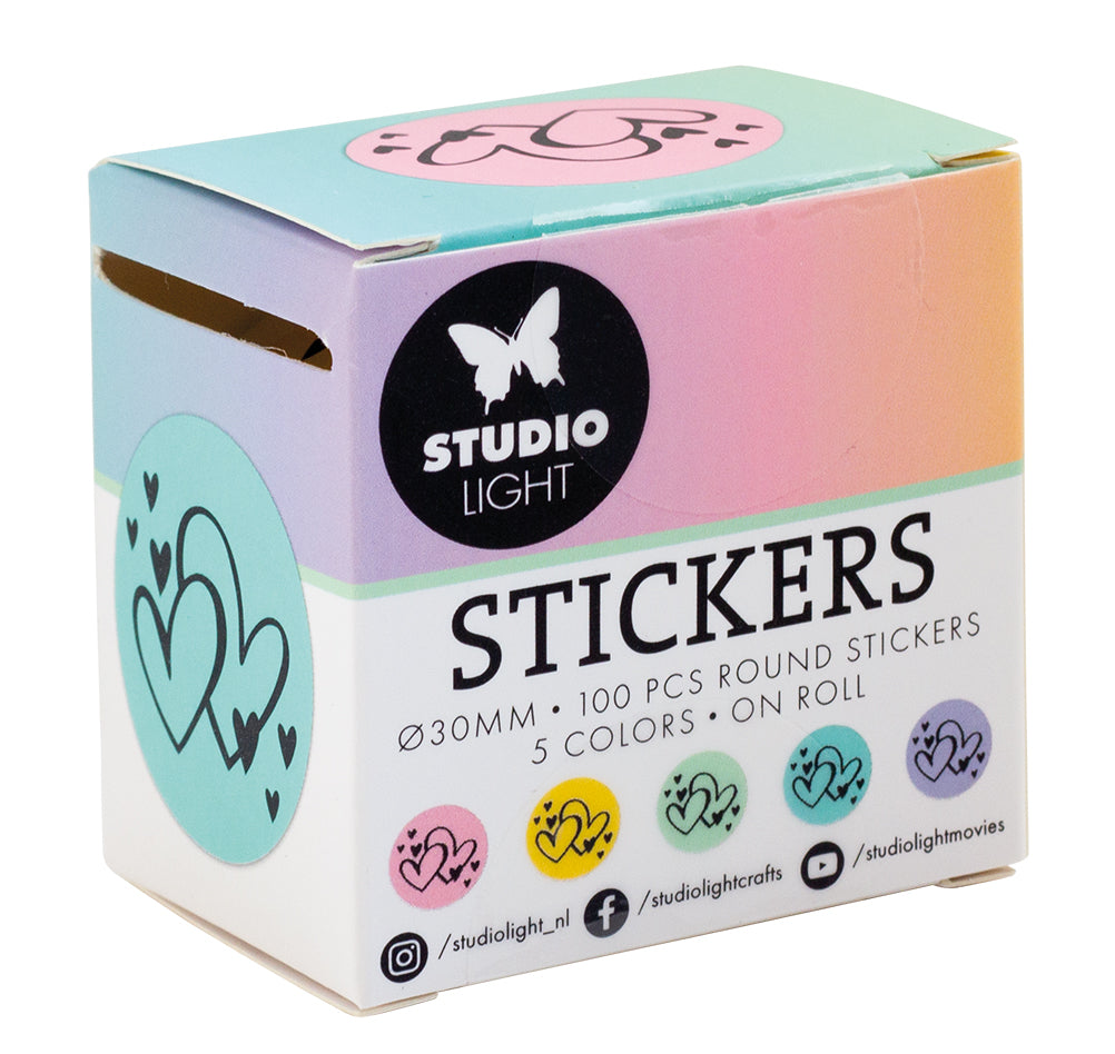 SL Stickers Hearts Essentials ø30mm 100 PC-2