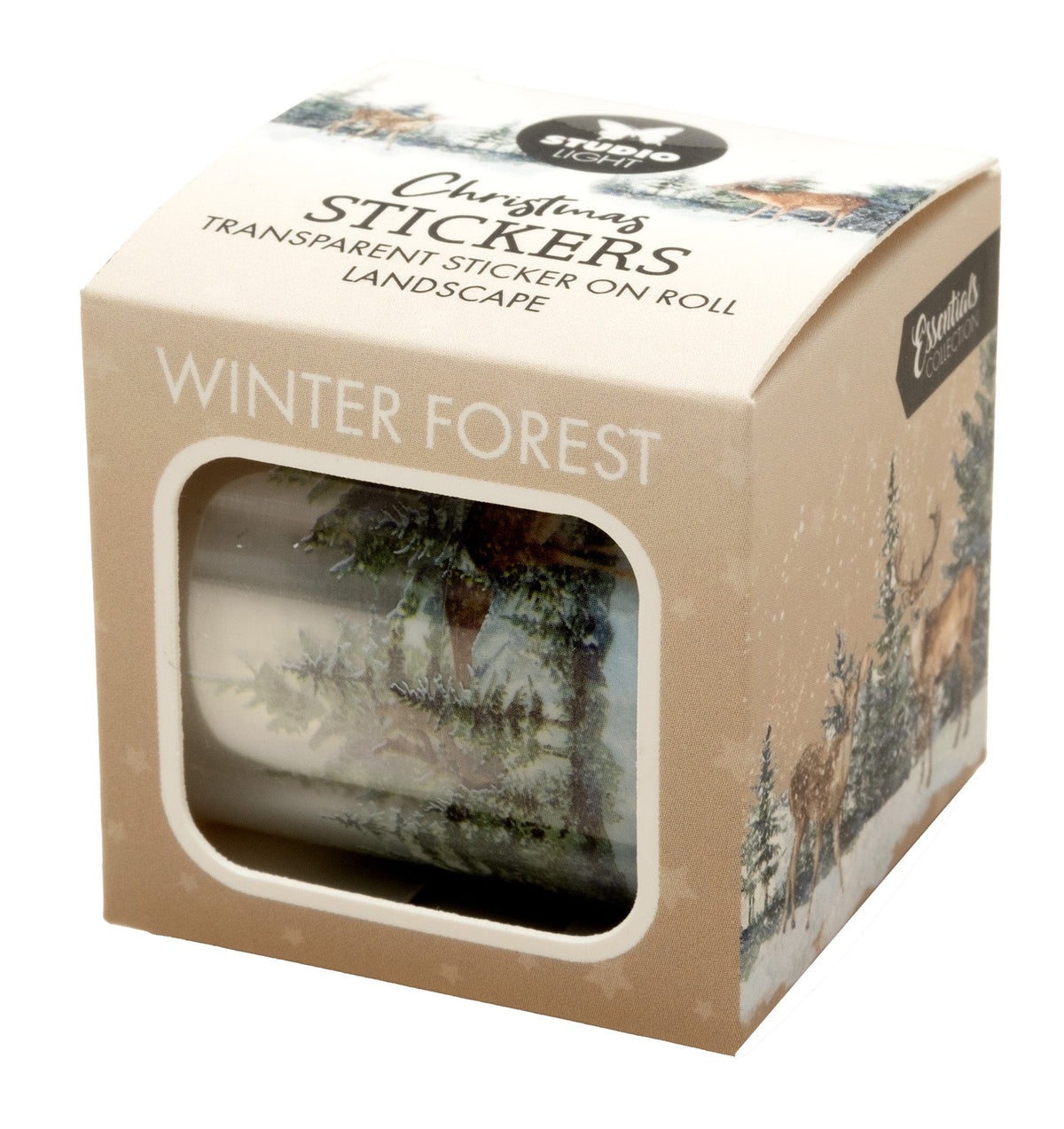 SL Clear Stickers Winter Wonderland On A Roll Essentials 5 Meter-1