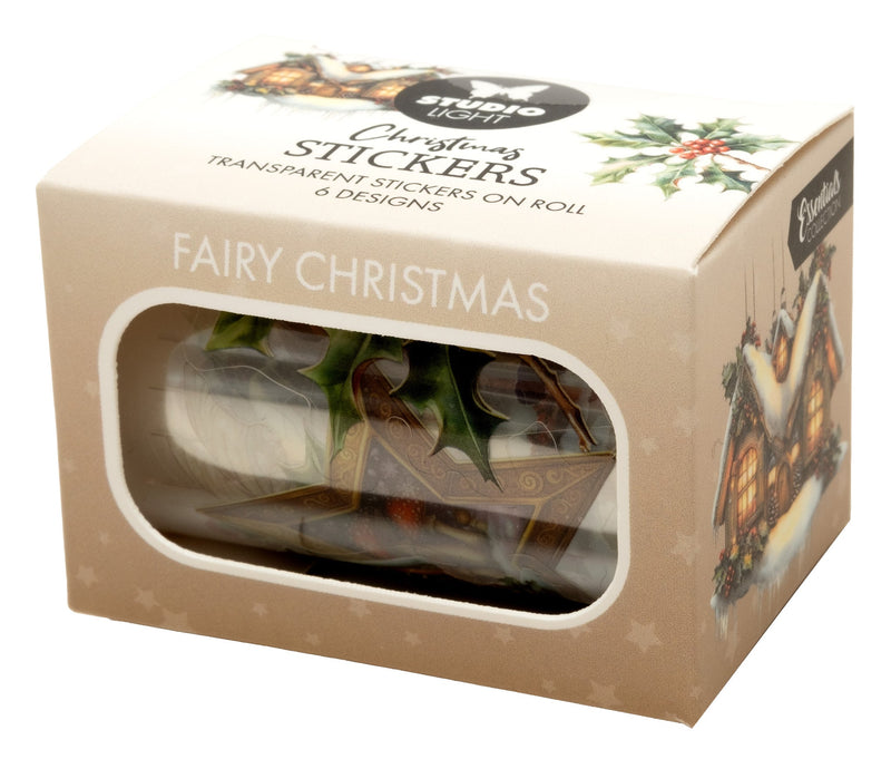 SL Clear Stickers Fairy Christmas 6 Designs Essentials 5 Meter-1