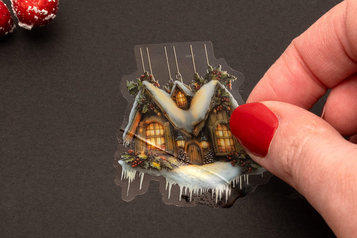 SL Clear Stickers Fairy Christmas 6 Designs Essentials 5 Meter-4