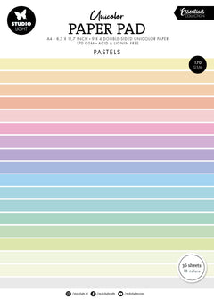 SL Unicolor Paper Pad Pastels Tones Essentials 36 SH-1