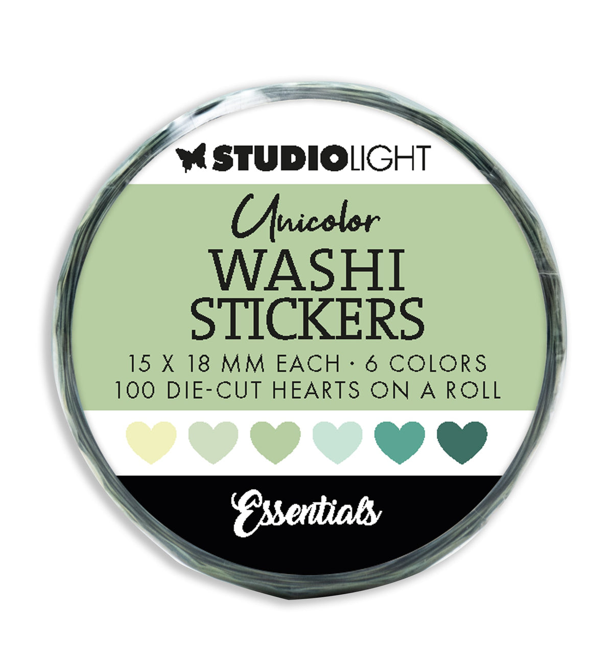 Pegatinas troqueladas Washi SL Greens Essentials 1 ud.