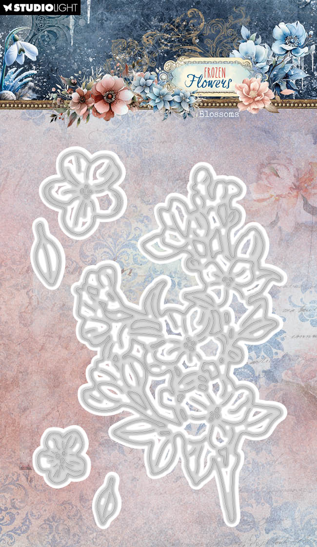 SL Cutting Die Blossoms Frozen Flowers 5 PC-1