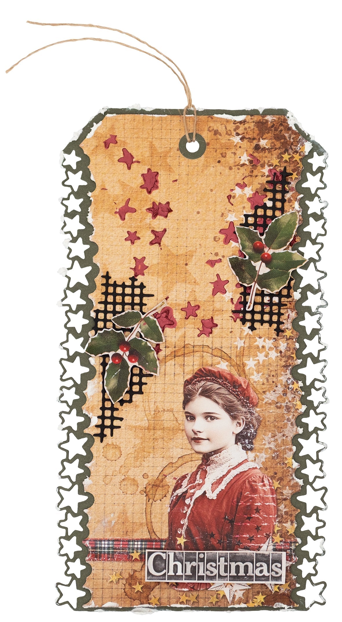 SL Cutting Die Star Label Grunge Collection 6 Pieces-4