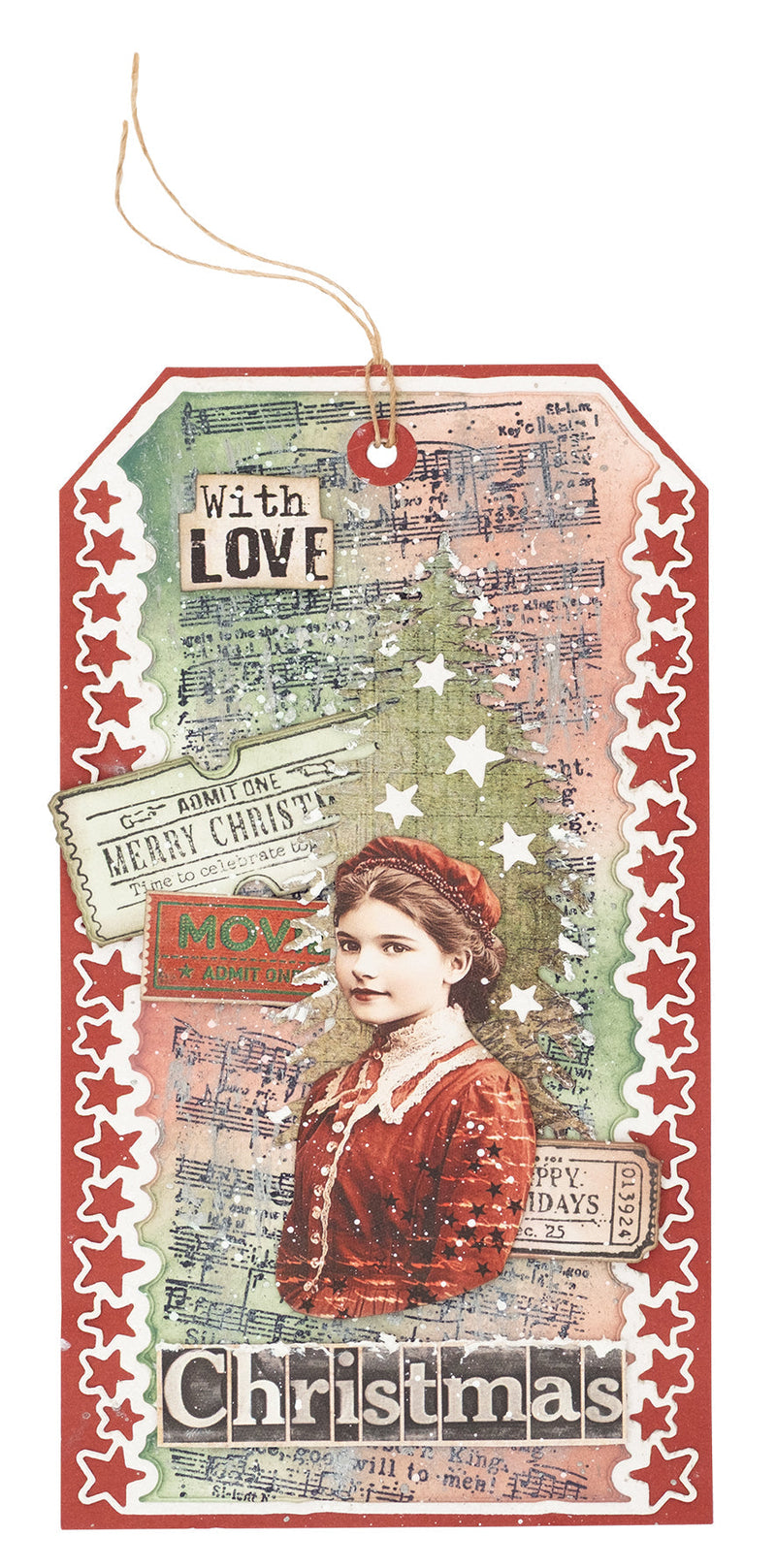 SL Cutting Die Star Label Grunge Collection 6 Pieces-5