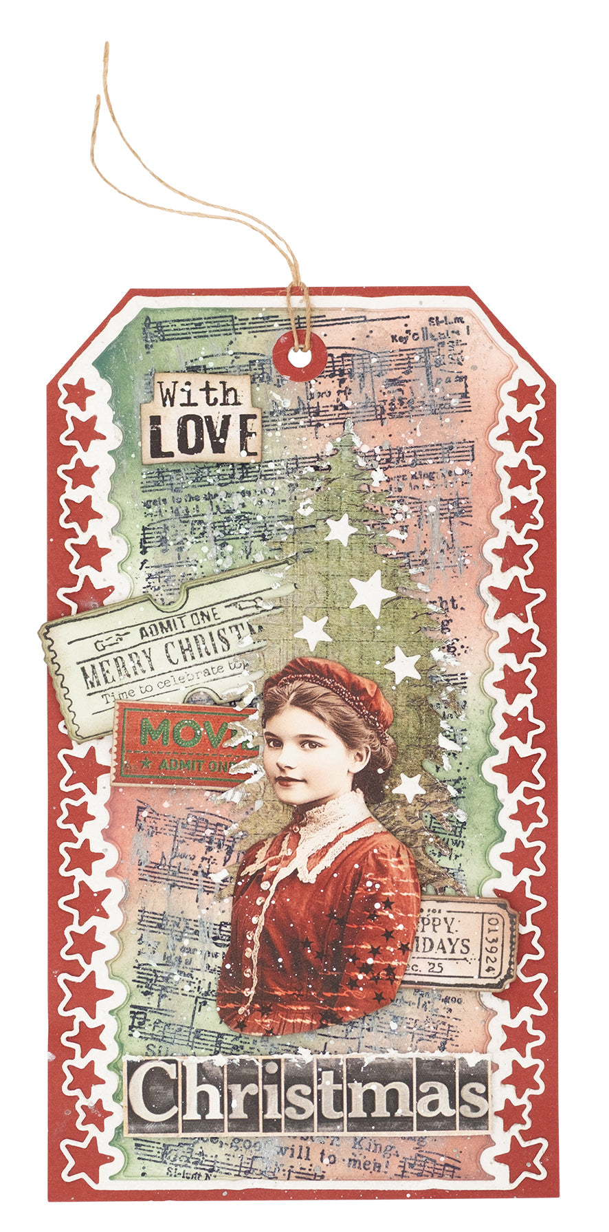 SL Cutting Die Star Label Grunge Collection 6 Pieces-5