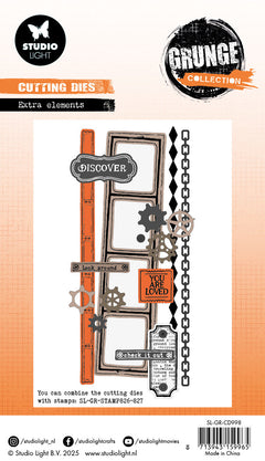 SL Cutting Die Extra Elements Grunge Collection 19 PC-2
