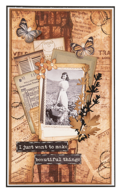 SL Paper Pad Grunge Botanics Grunge Collection 36 SH-3